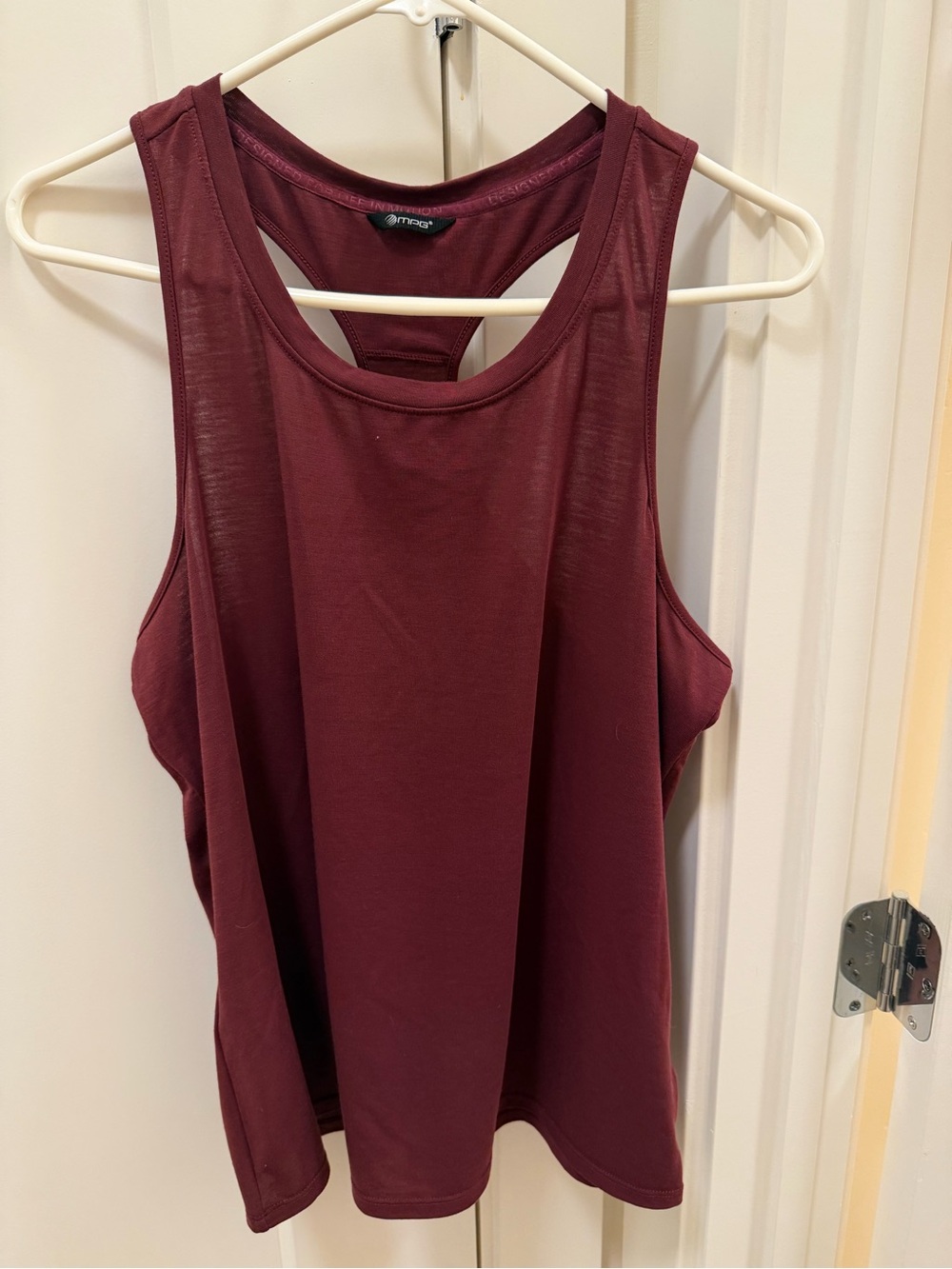 MPG Sport Women's Sleeveless Racer back tank top